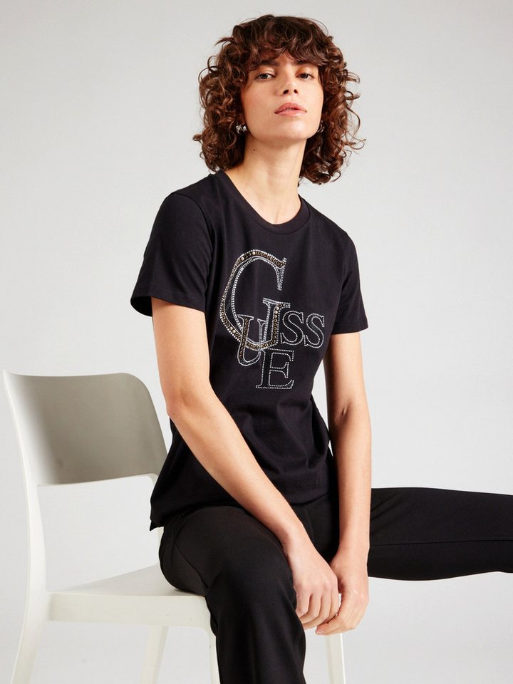 Guess T-Shirt (1-tlg) Ziersteine günstig online kaufen