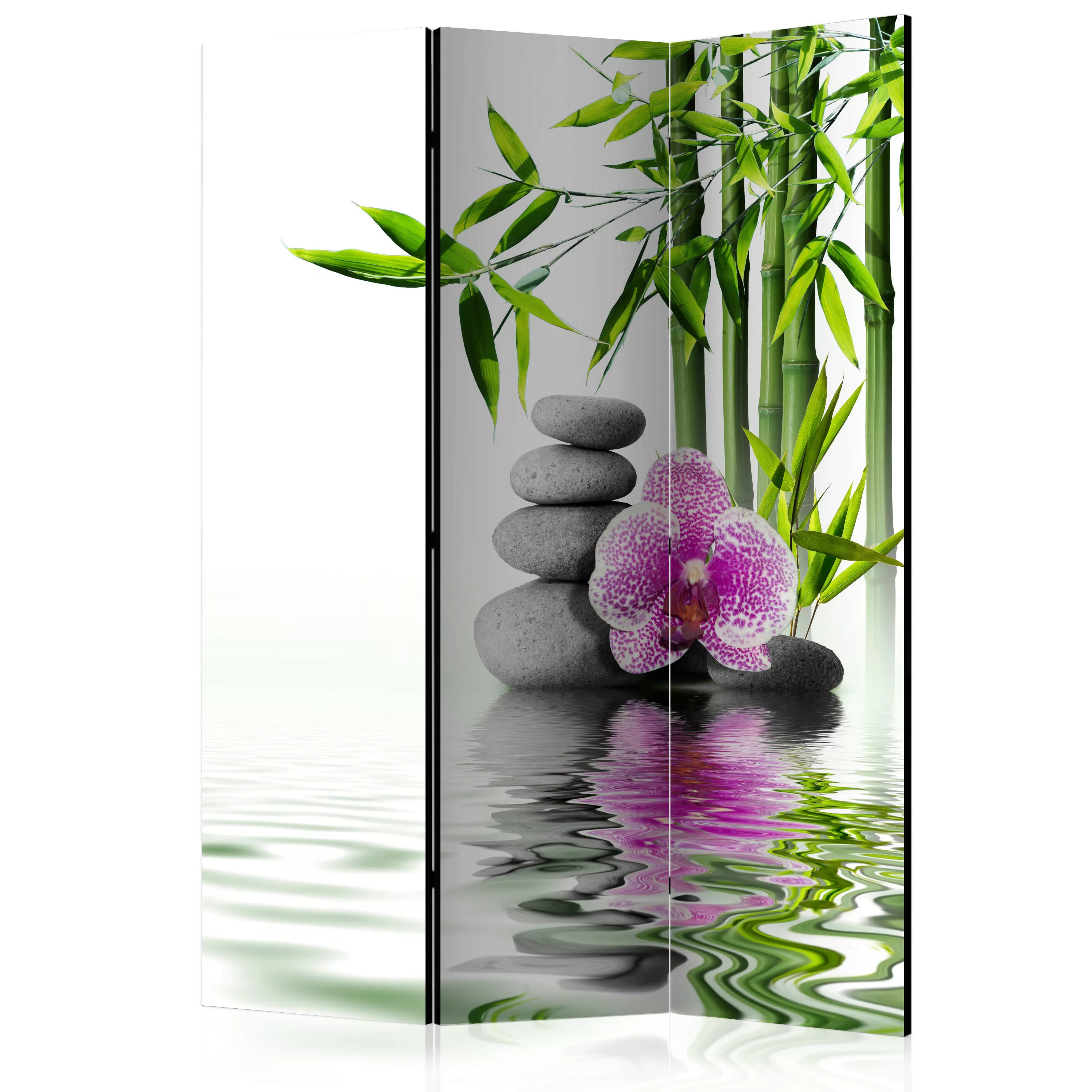 3-teiliges Paravent - Water Garden [room Dividers] günstig online kaufen