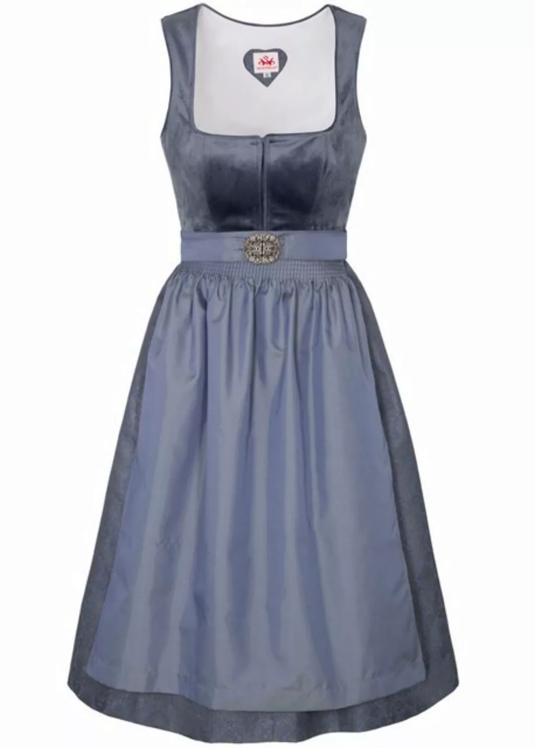 Spieth & Wensky Dirndl Elli-Dirndl Elli 2-teiliges Midi-Dirndl Kleid Dirndl günstig online kaufen