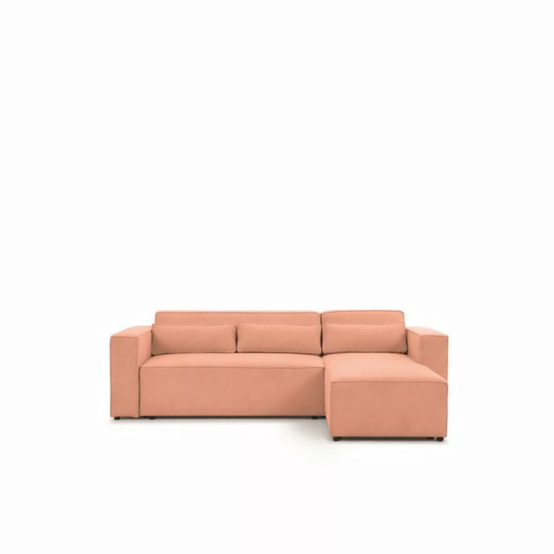 Fun Möbel Ecksofa Schlafsofa WALDO in Stoff, inkl. 3 Rückenkissen, inkl. Sc günstig online kaufen