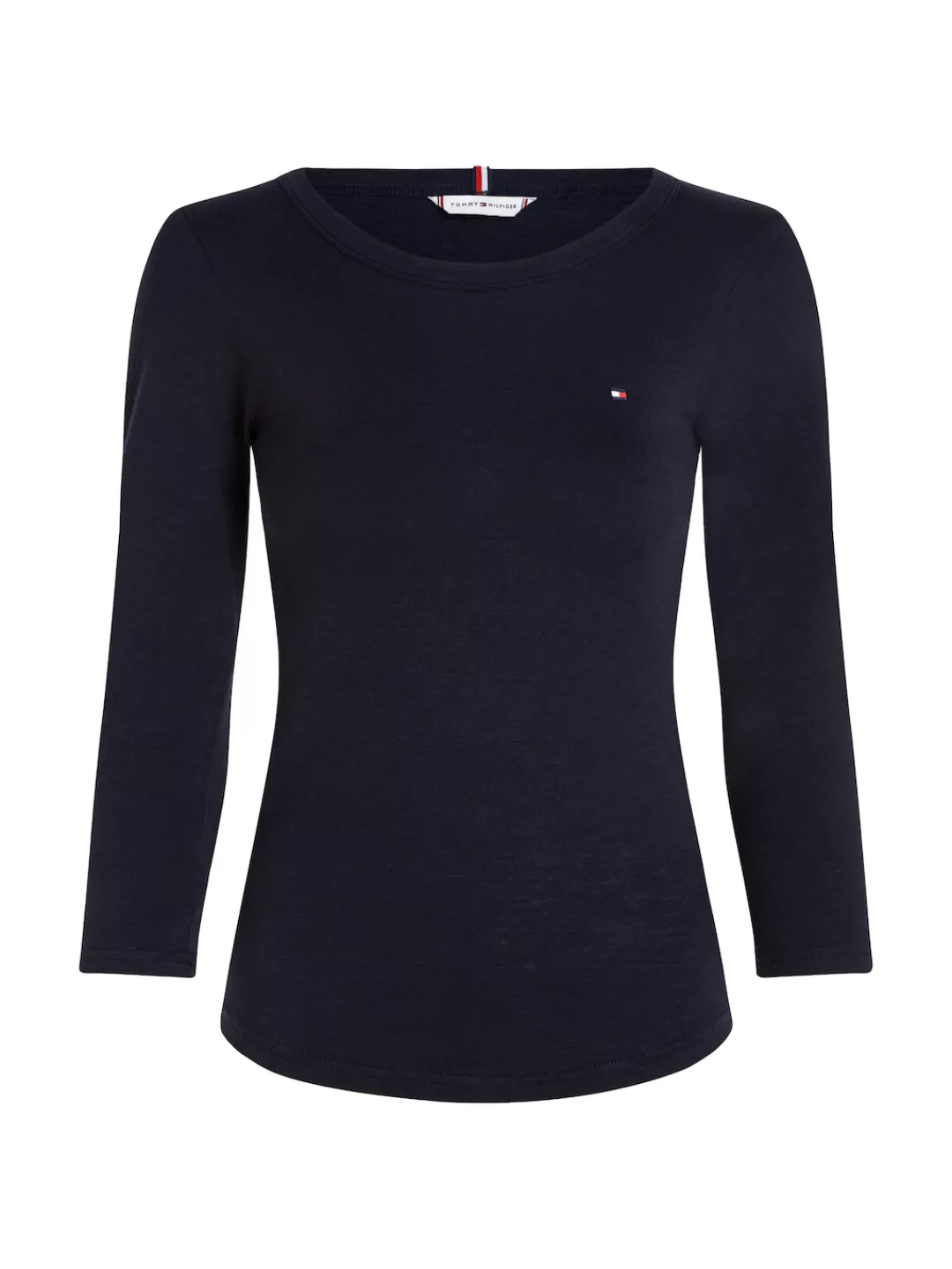 Tommy Hilfiger Curve Rundhalsshirt "CRV 1985 SLIM SLUB OPEN 3/4 SLV", Große günstig online kaufen