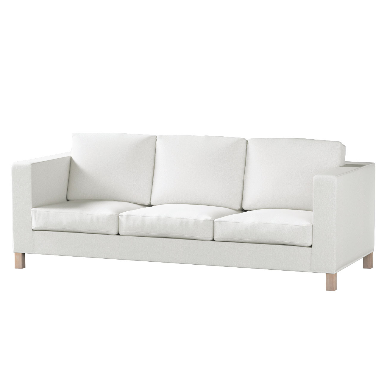 Bezug für Karlanda 3-Sitzer Sofa nicht ausklappbar, kurz, creme, Bezug für günstig online kaufen