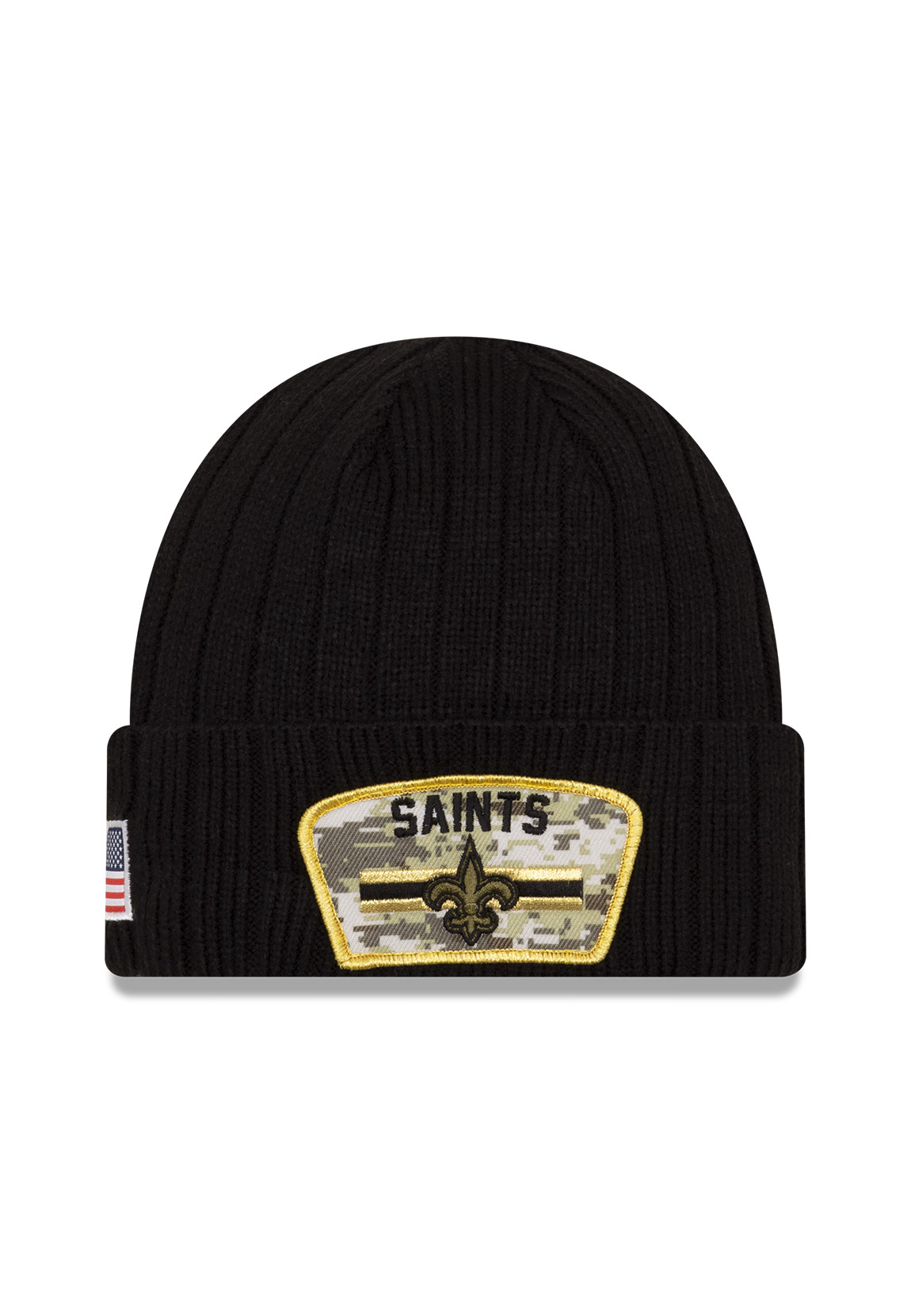 New Era NFL21 Salute to Service Knit Beanie NEW ORLEANS SAINTS Schwarz günstig online kaufen