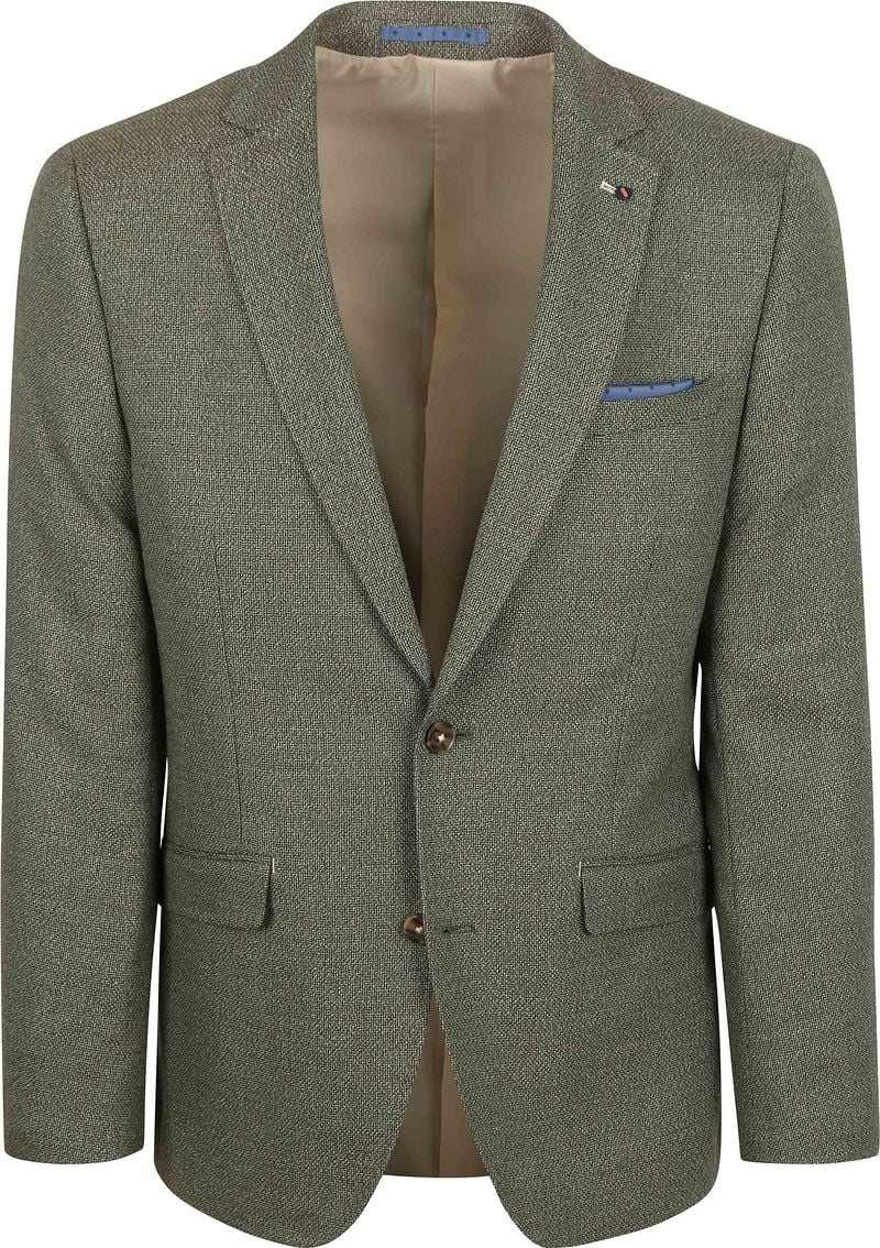 Suitable Heleen Blazer Melange Grün - Größe 48 günstig online kaufen