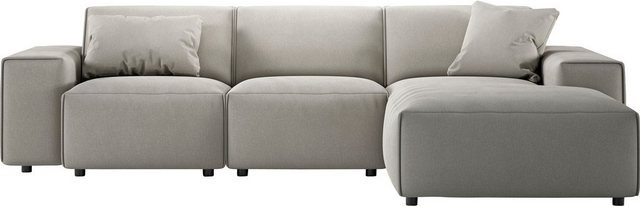 andas Ecksofa Glimminge L-Form auch in Breitcord, Feincord + Easy care-Bezu günstig online kaufen