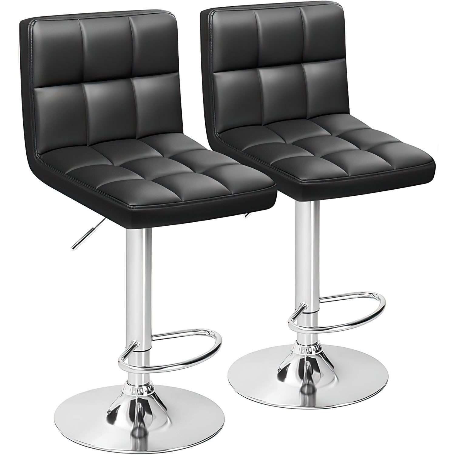SURFOU Barhocker 2er Set Höhenverstellbar PU-Leder günstig online kaufen
