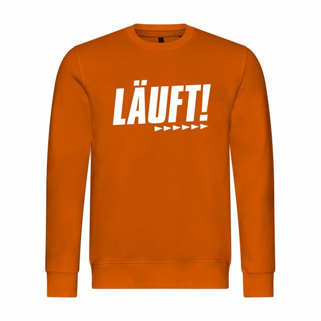 deinshirt Rundhalspullover Herren Sweatshirt Läuft Mit Print Motiv, Grafik günstig online kaufen