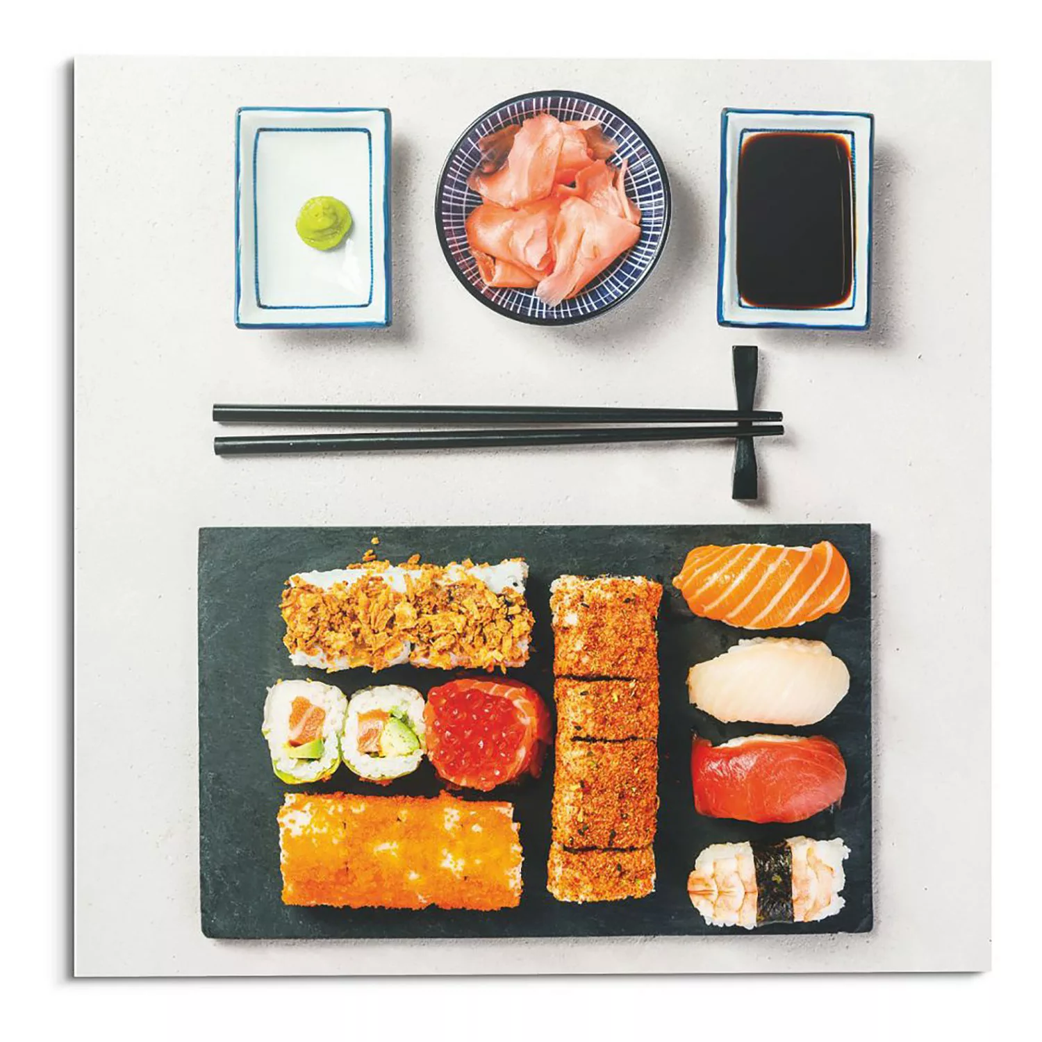 home24 Glasbild Sushi Menu günstig online kaufen