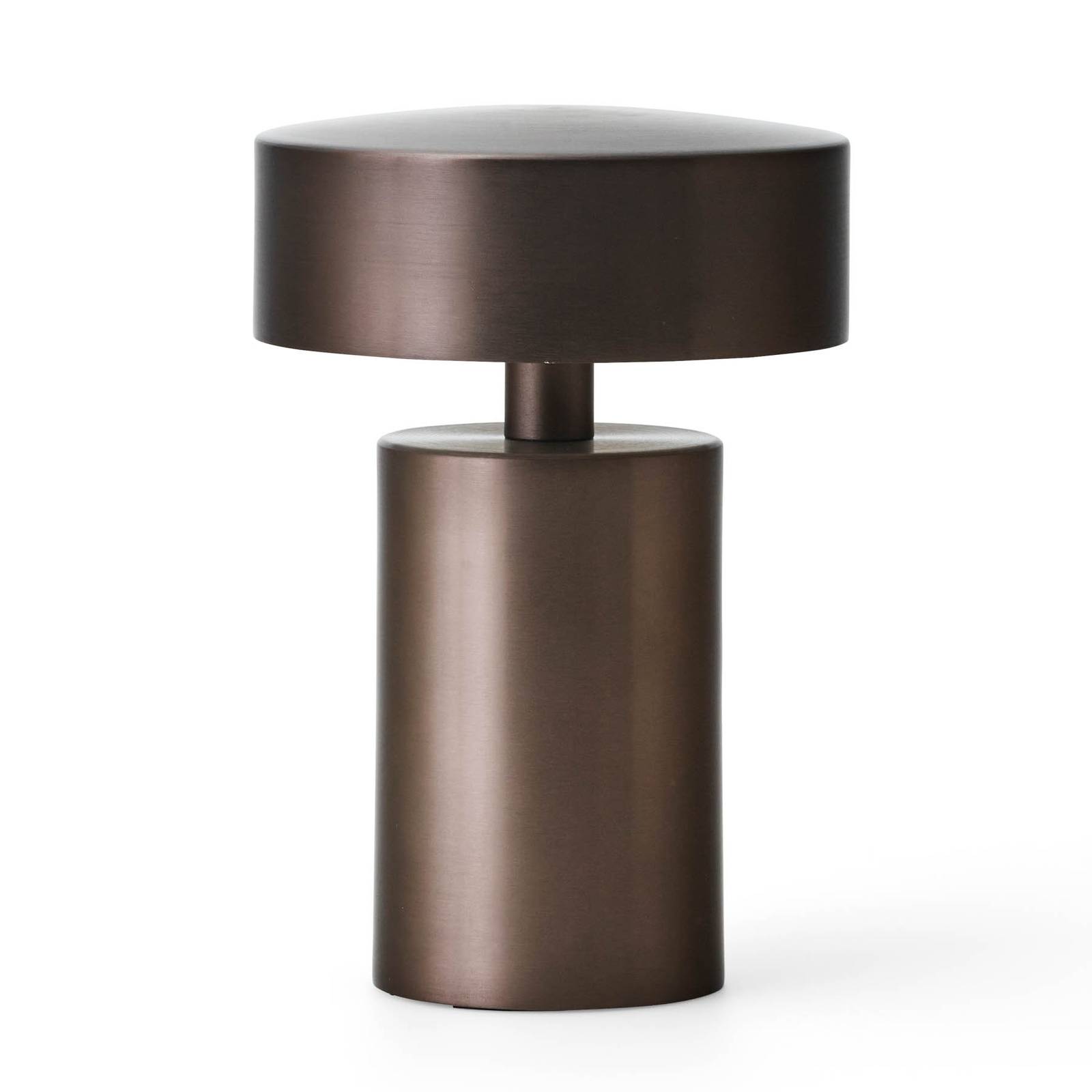 Audo Column Akku-Tischlampe, IP44, bronze günstig online kaufen