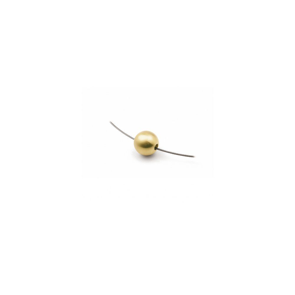 Boccia Kettenanhänger Anhänger Kugel Titan goldfarben günstig online kaufen