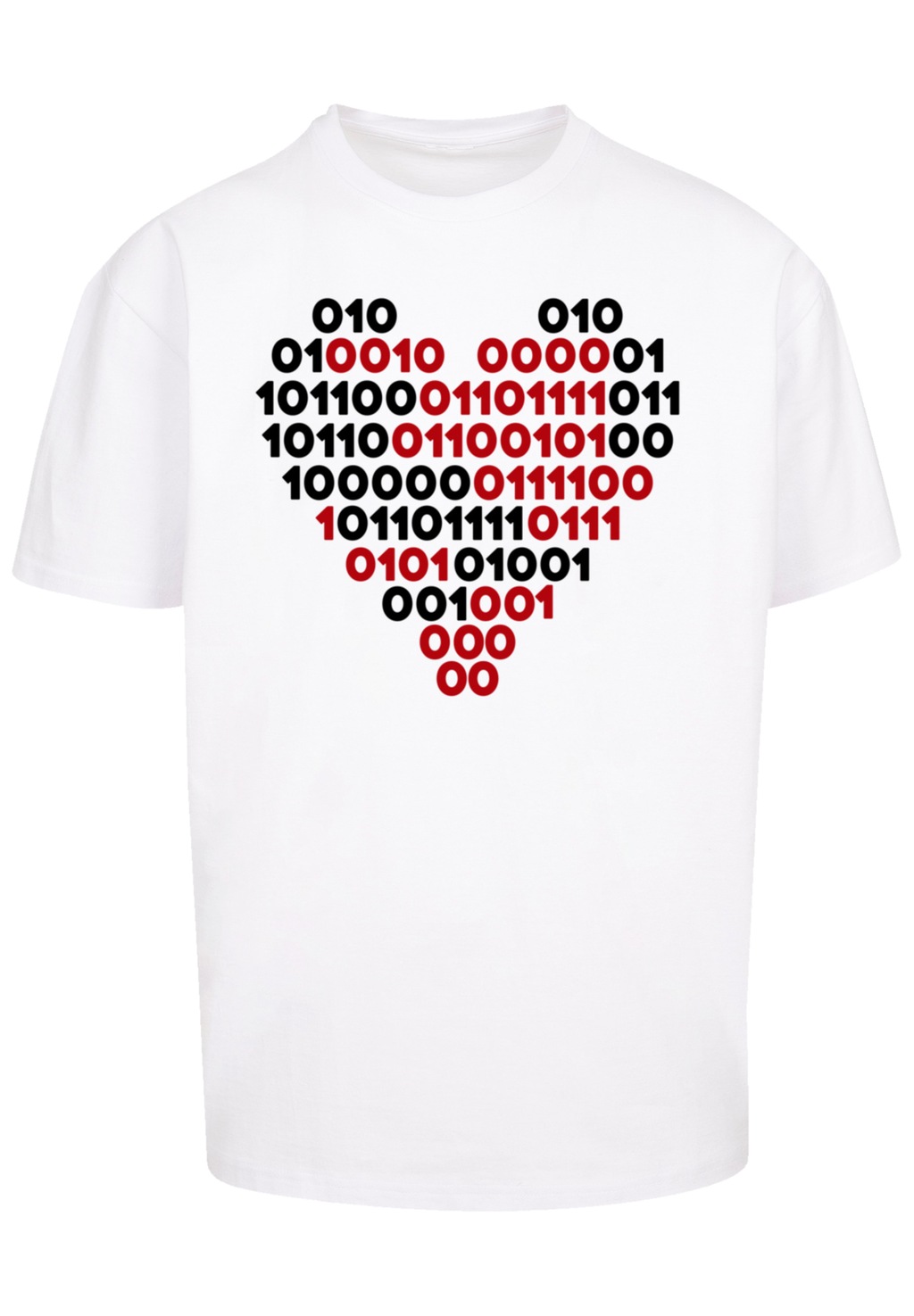 F4NT4STIC T-Shirt "I love you Binary Code Herz", Premium Qualität günstig online kaufen