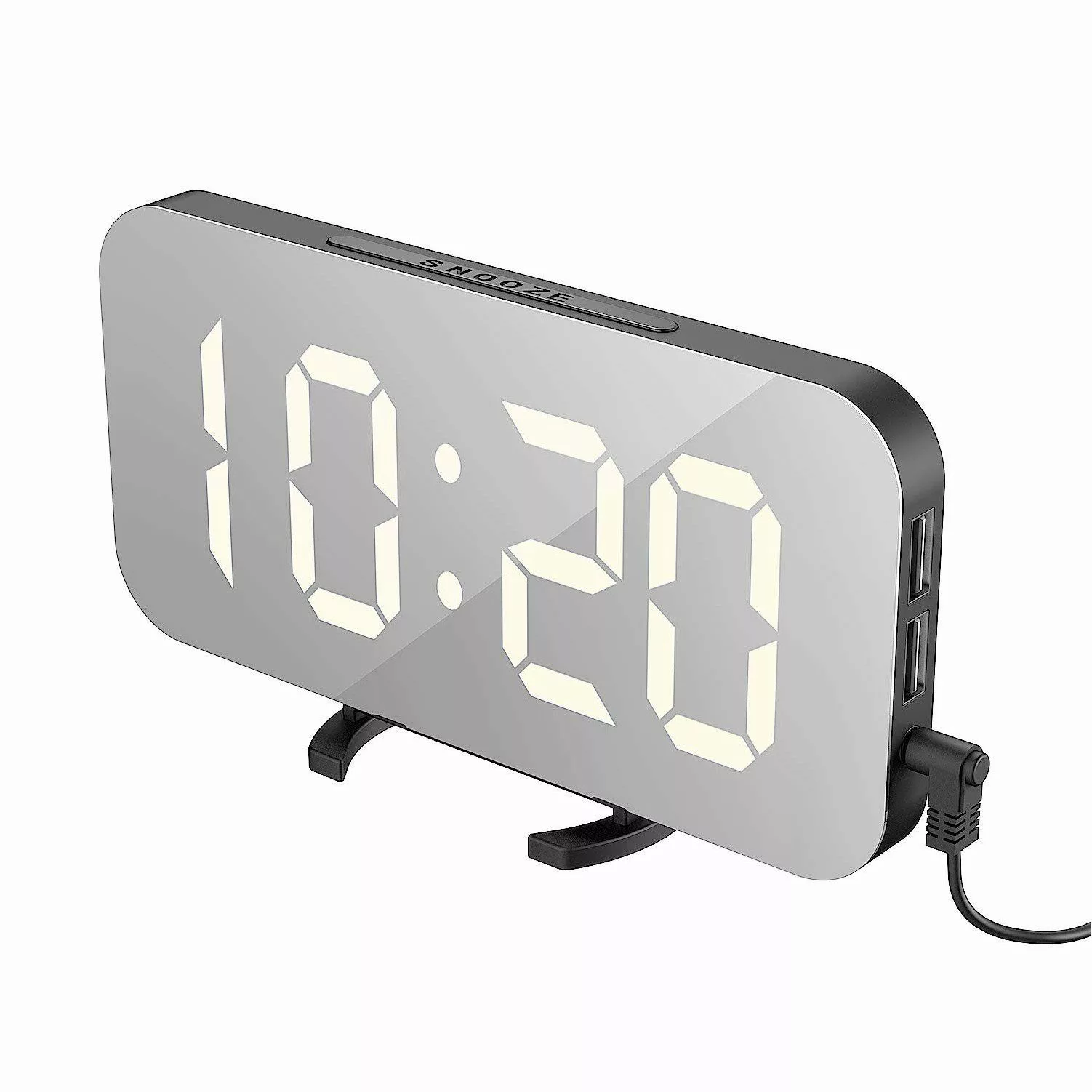 EXTSUD Wecker Digitaler Wecker LED Spiegel günstig online kaufen