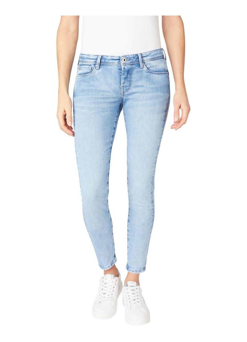 Pepe Jeans Damen Jeans Venus - Regular Fit - Blau - Medium Dark Wiser günstig online kaufen