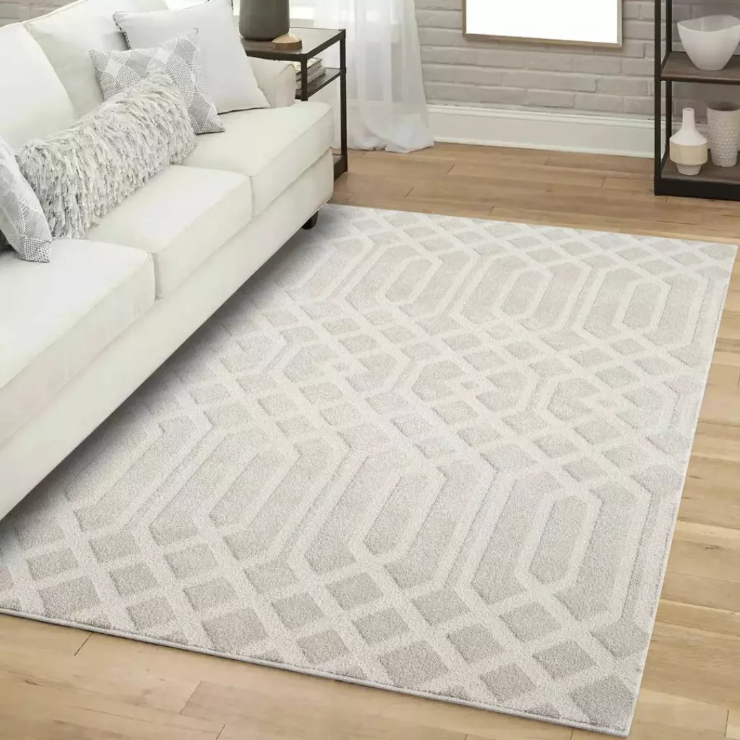 Carpet City Teppich »FLAIR138«, rechteckig, 11 mm Höhe, Kurzflor-Teppich, S günstig online kaufen