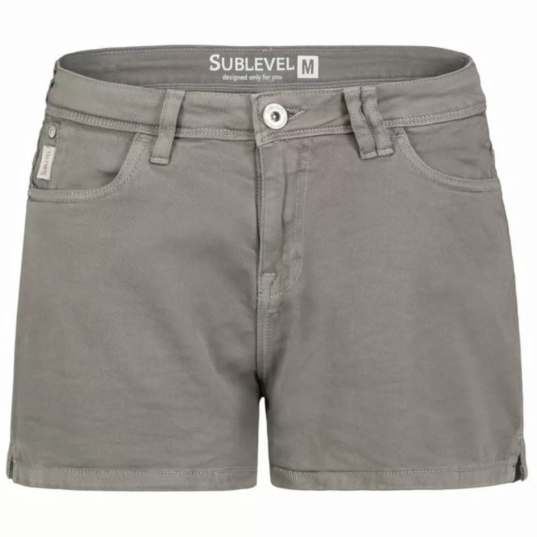 SUBLEVEL Shorts Damen Bermudas kurze Hose Baumwolle Hotpants Chino Sommer H günstig online kaufen