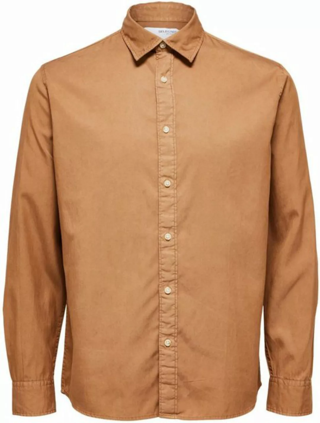 SELECTED HOMME Langarmhemd SLHREGPASTEL-LINEN SHIRT LS W günstig online kaufen