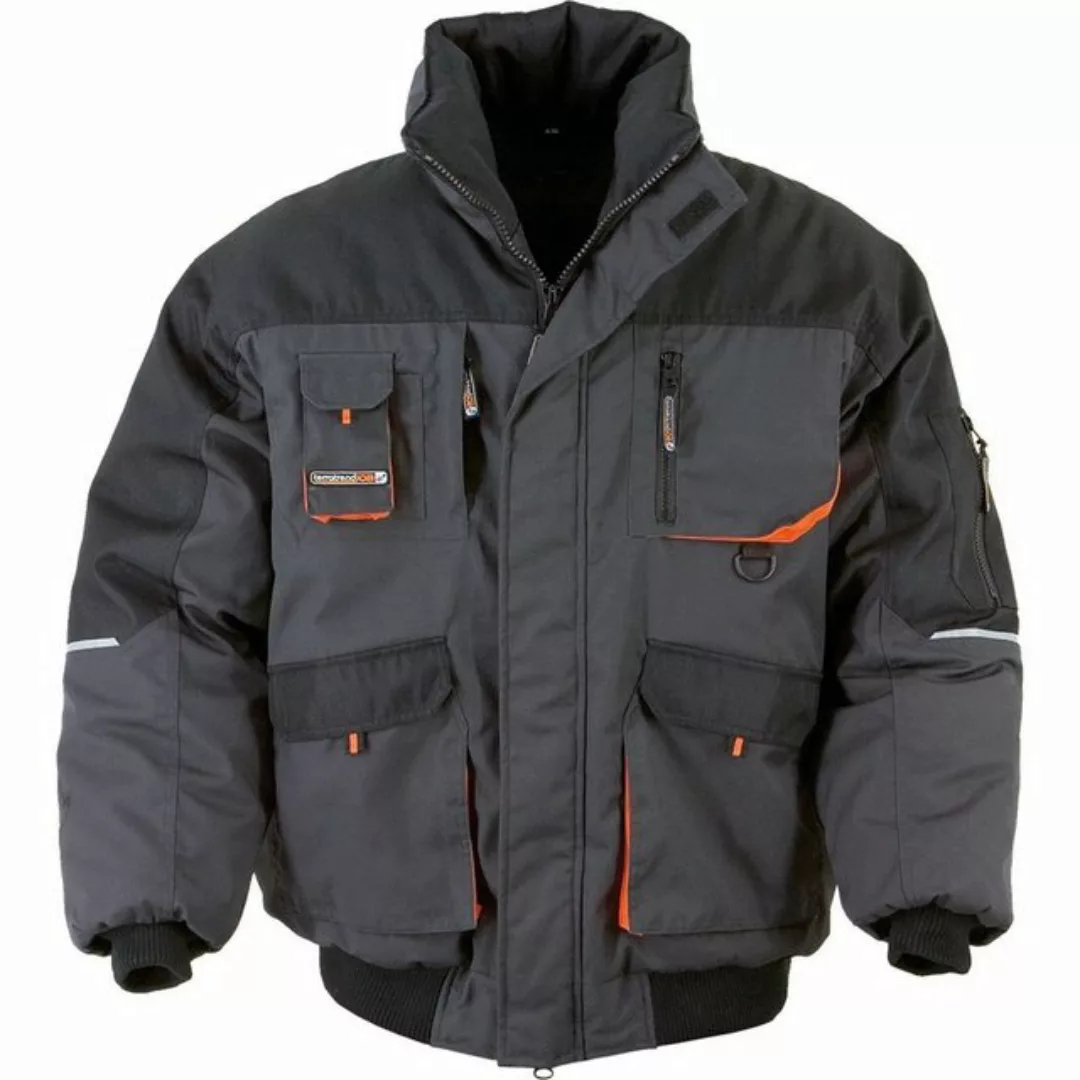 Terratrend Job Pilotenjacke Pilotenjacke grau/orange günstig online kaufen