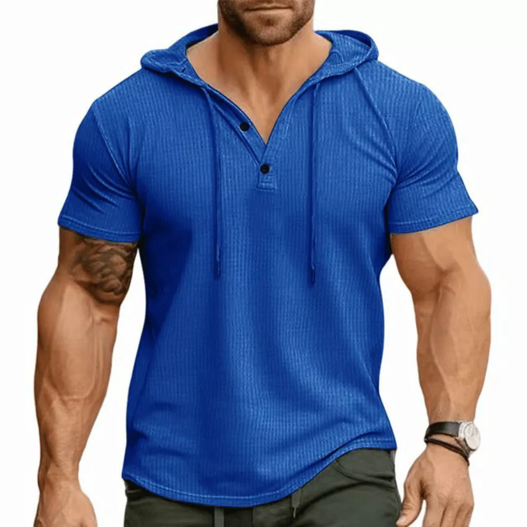 YRIIOMO T-Shirt Sommer Herren Kurzarm T-Shirt Herren Top günstig online kaufen