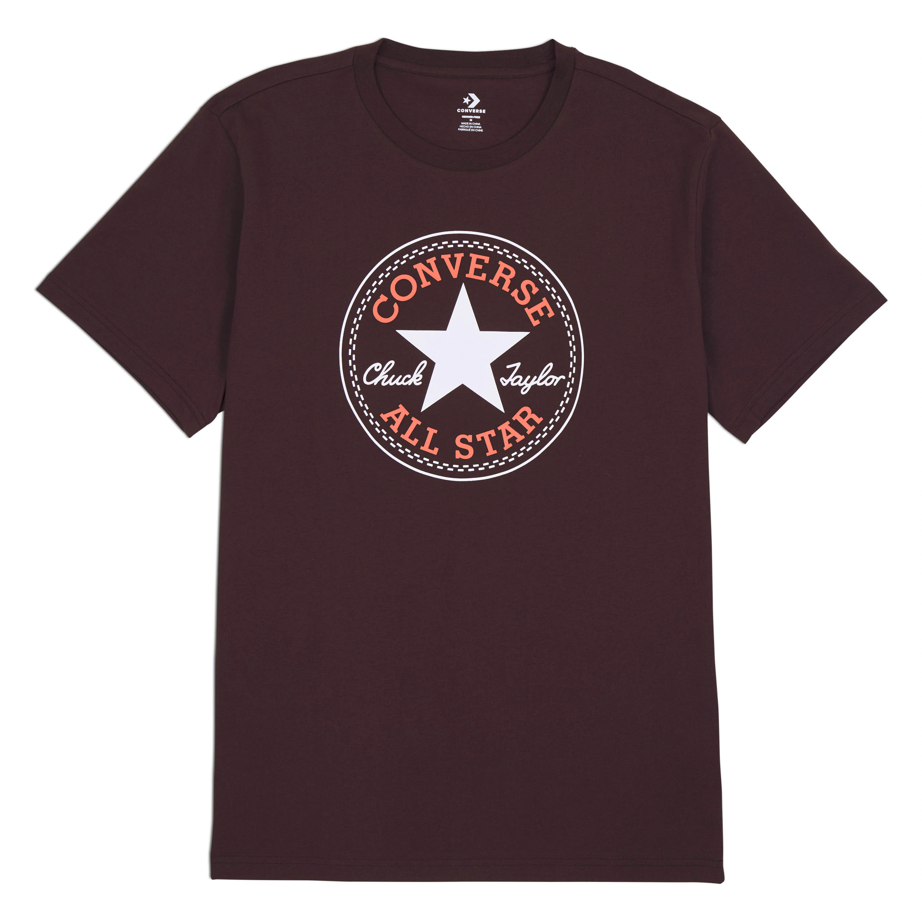 Converse T-Shirt "UNISEX CONVERSE GO-TO ALL STAR PATCH LOGO STANDARD FIT T- günstig online kaufen