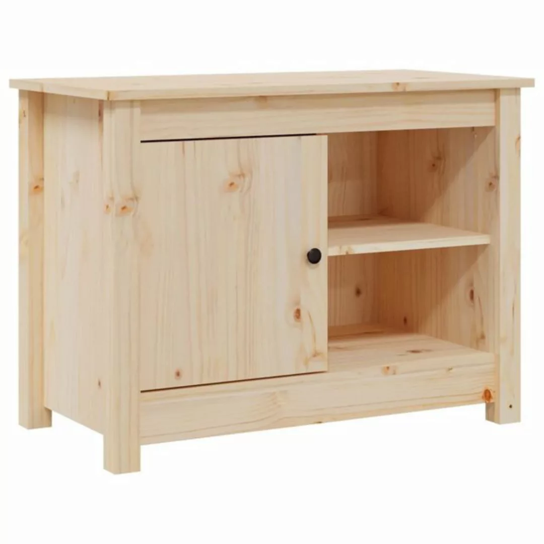 furnicato TV-Schrank 70x36,5x52 cm Massivholz Kiefer günstig online kaufen