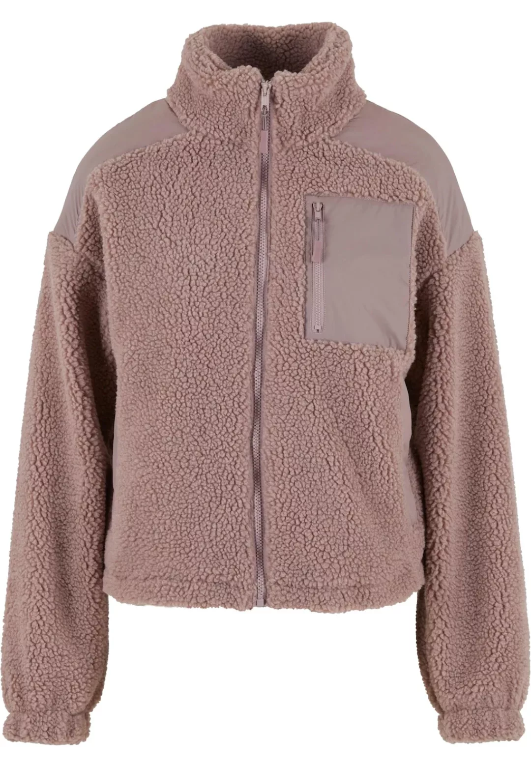 URBAN CLASSICS Winterjacke "Urban Classics Damen Ladies Sherpa Mix Jacket", günstig online kaufen