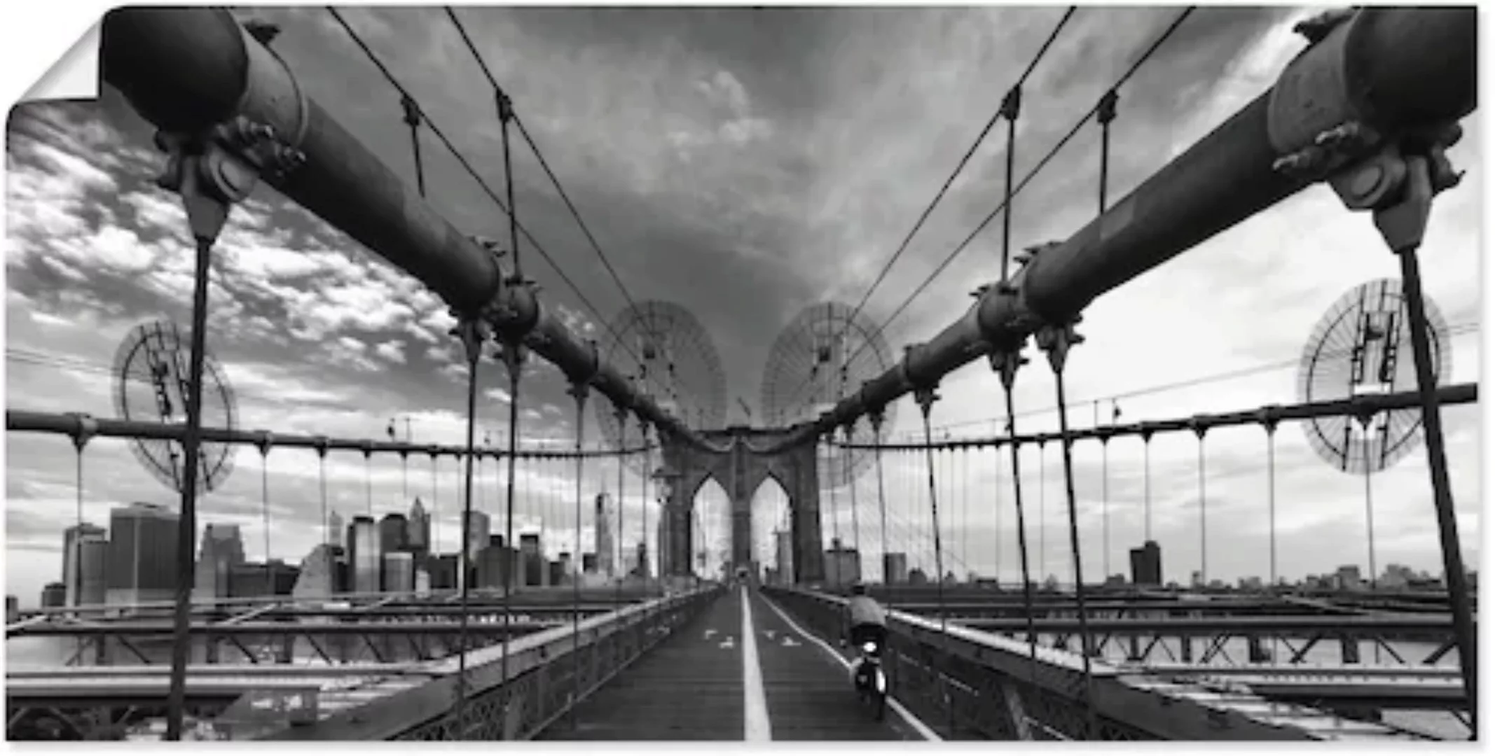 Artland Wandbild »Brooklyn Bridge New York III«, Brücken, (1 St.) günstig online kaufen