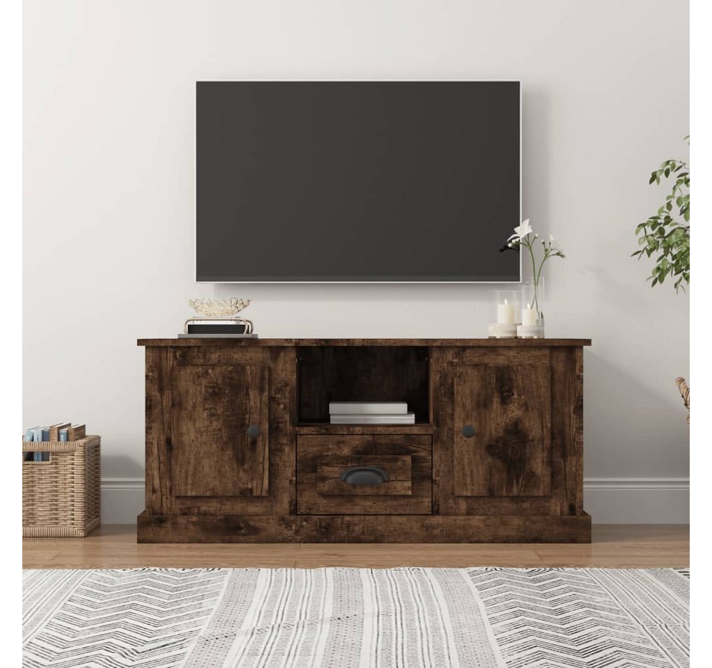 vidaXL TV-Schrank TV-Schrank Räuchereiche 100x35,5x45 cm Spanplatte günstig online kaufen