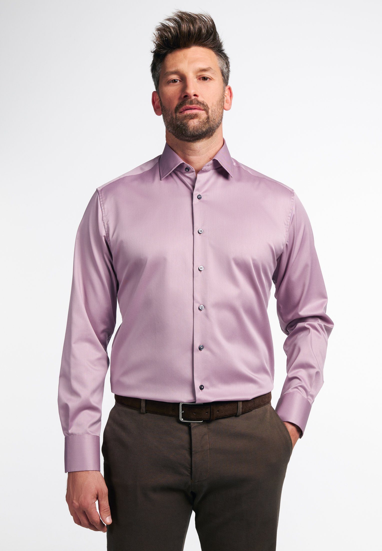 Eterna Langarmhemd "MODERN FIT", NON IRON (bügelfrei) günstig online kaufen