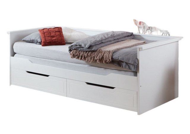 58 aufm Kessel Bettgestell Funktionsbett Giuseppa 208x101x71,5 Ausziehbett günstig online kaufen