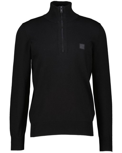 BOSS Strickpullover Herren Troyer mit Kaschmir KANOBIX_S (1-tlg) günstig online kaufen