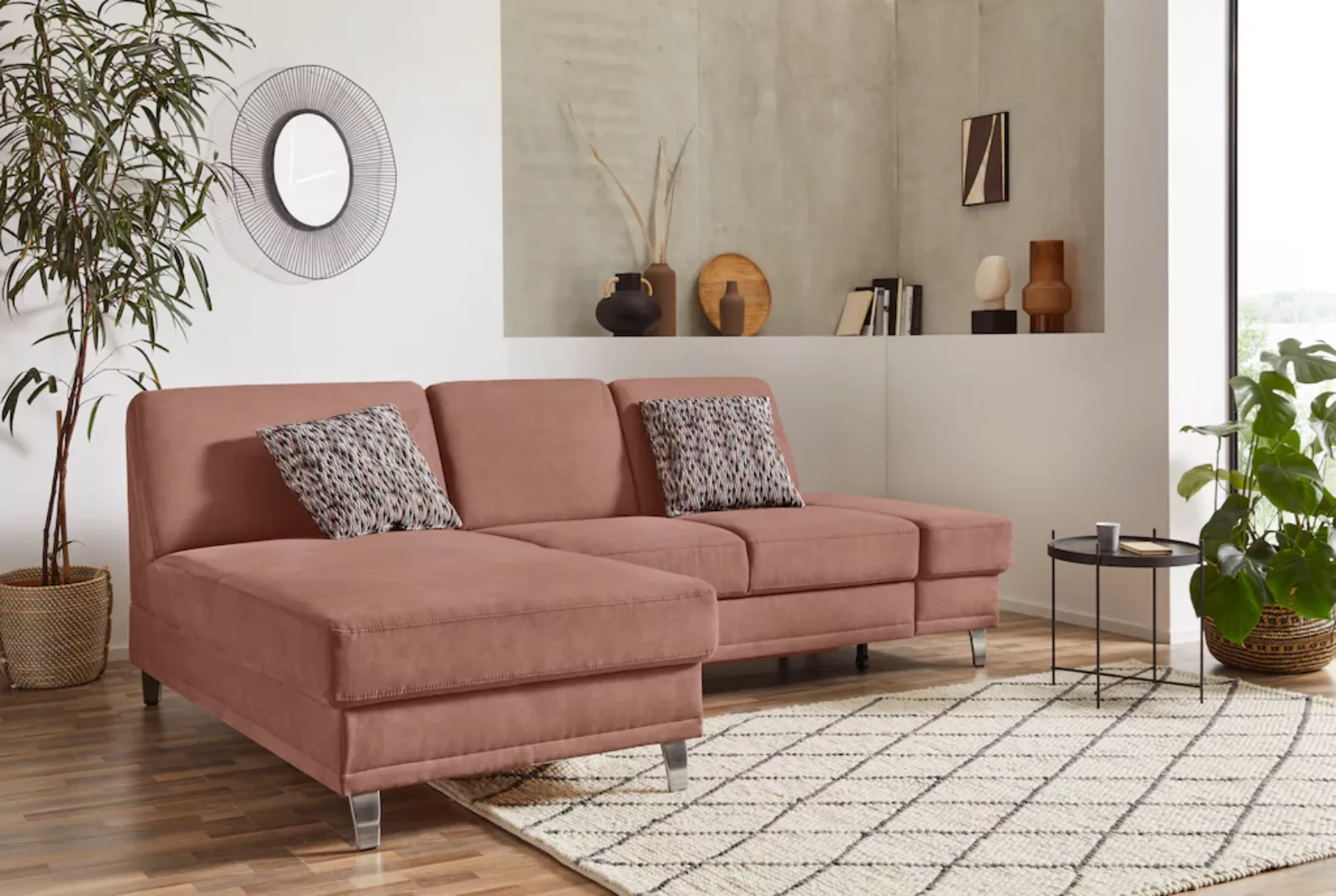 sit&more Ecksofa "Clio L-Form", wahlweise mit Bettfunktion oder Vorziehsitz günstig online kaufen