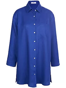 Long-Bluse Peter Hahn blau günstig online kaufen