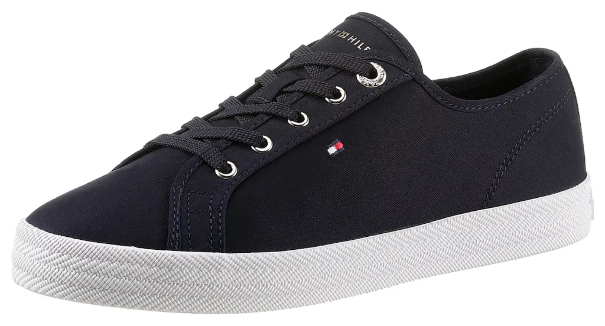 Tommy Hilfiger Plateausneaker "ESSENTIAL VULCANIZED SNEAKER", mit gestickte günstig online kaufen