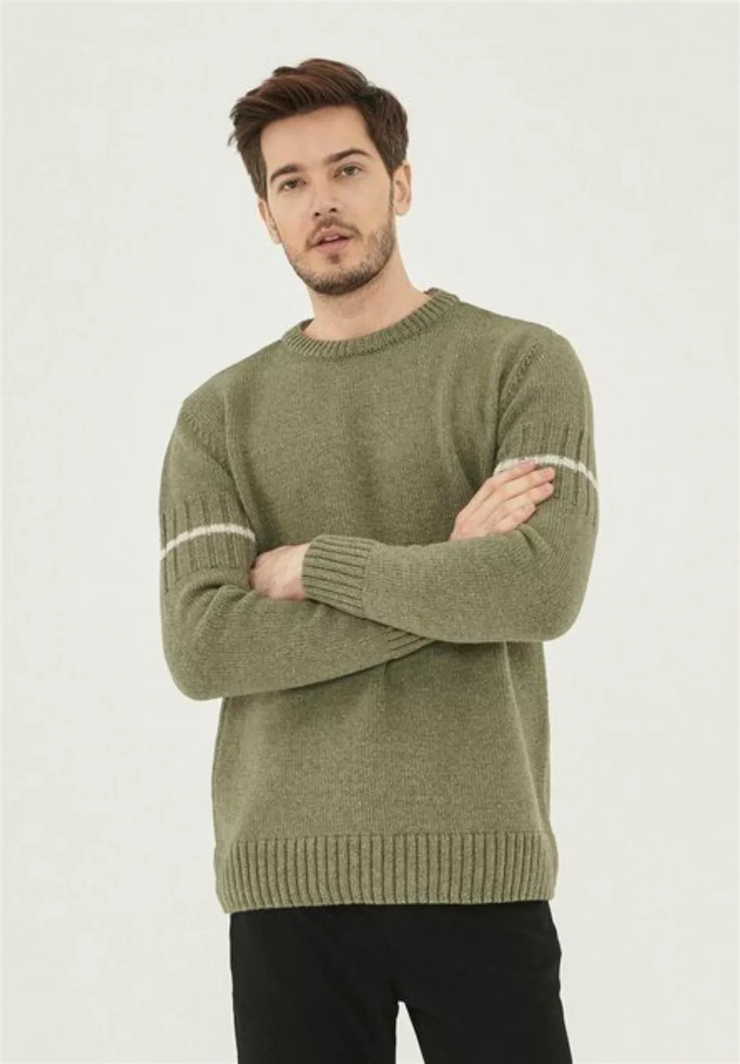 Pullover Aus Bio-merinowolle Und Bio-baumwolle günstig online kaufen