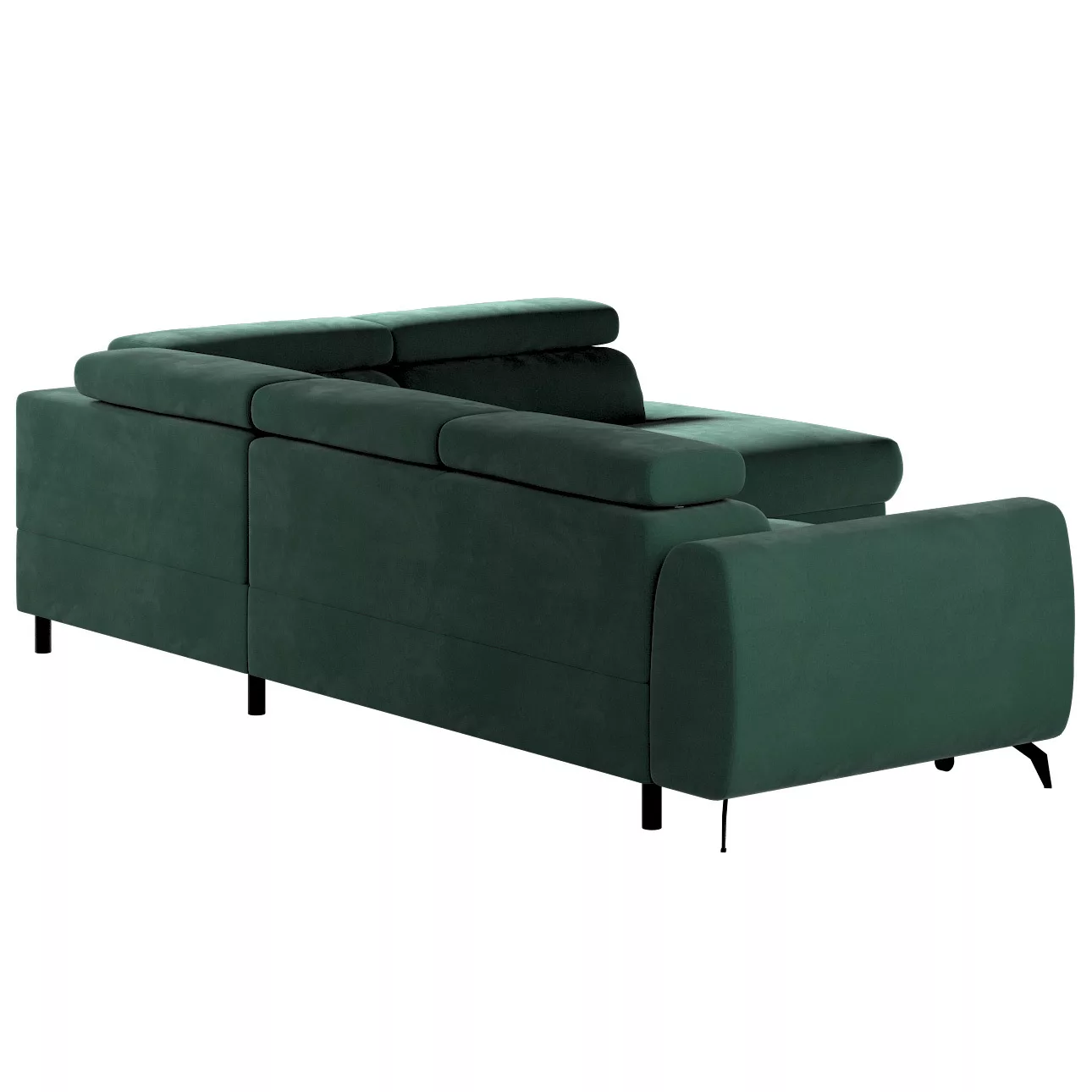 Ecksofa Leo, grün, 268x201x93, Polsterstoffe (CL39) günstig online kaufen