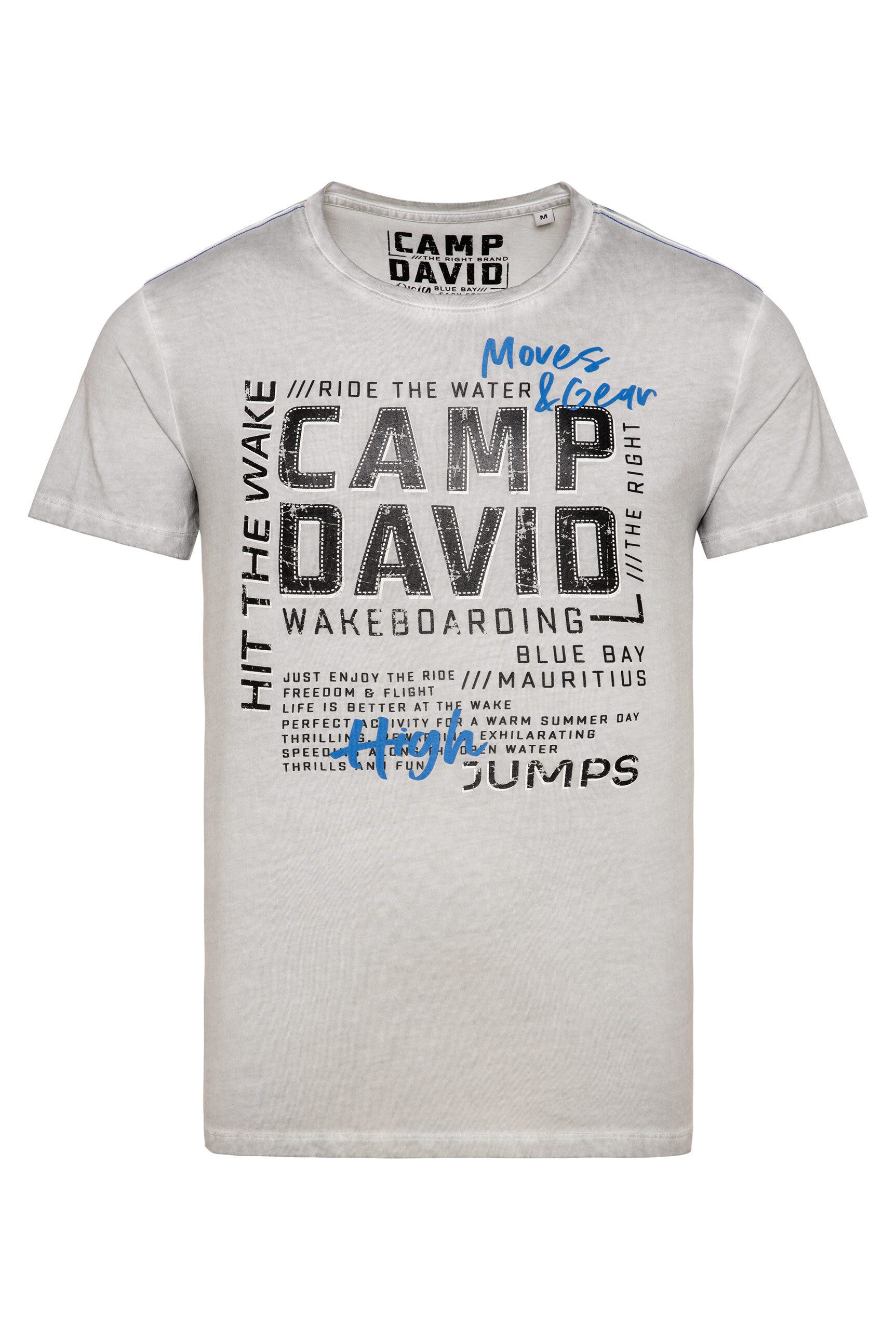 CAMP DAVID Rundhalsshirt, aus Baumwolle günstig online kaufen