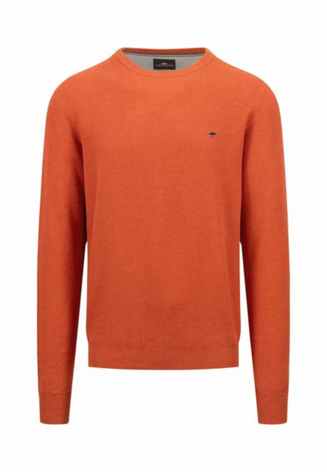 FYNCH-HATTON Strickpullover O-Neck, Structure rust günstig online kaufen