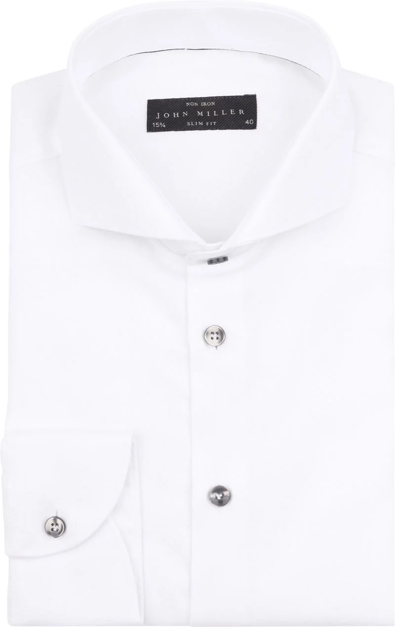 John Miller Hemd Non Iron Weiß - Größe 45 günstig online kaufen