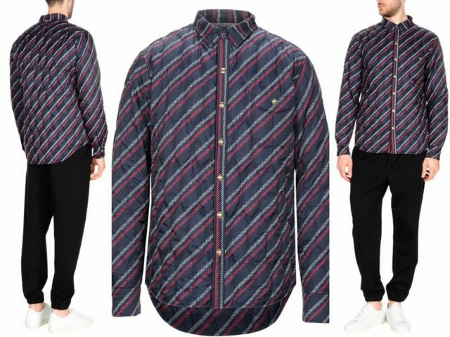 MONCLER Winterjacke MONCLER GAMME BLEU QUILT SHIRT JACKET STEPPJACKE GESTEP günstig online kaufen