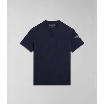 Napapijri  T-Shirts & Poloshirts S-MELVILLE NP0A4HQL-176 BLU MARINE günstig online kaufen