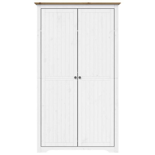 vidaXL Kleiderschrank Kleiderschrank BODO Weiß Braun 101x52x176,5 cm Kiefer günstig online kaufen