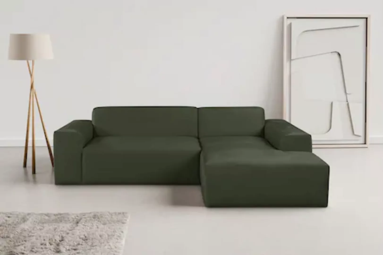 INOSIGN Ecksofa "Zeus-L", Curvy Trend Ecksofa mit urbaner Optik günstig online kaufen