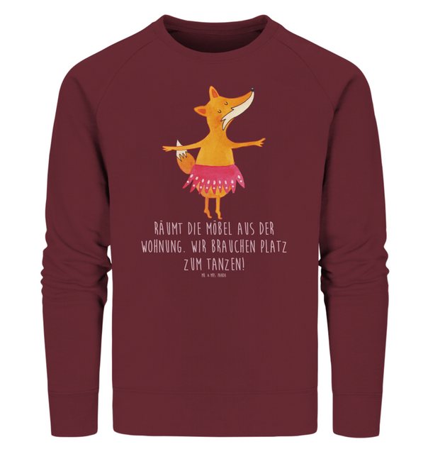 Mr. & Mrs. Panda Longpullover Größe M Fuchs Ballerina - Burgundy - Geschenk günstig online kaufen