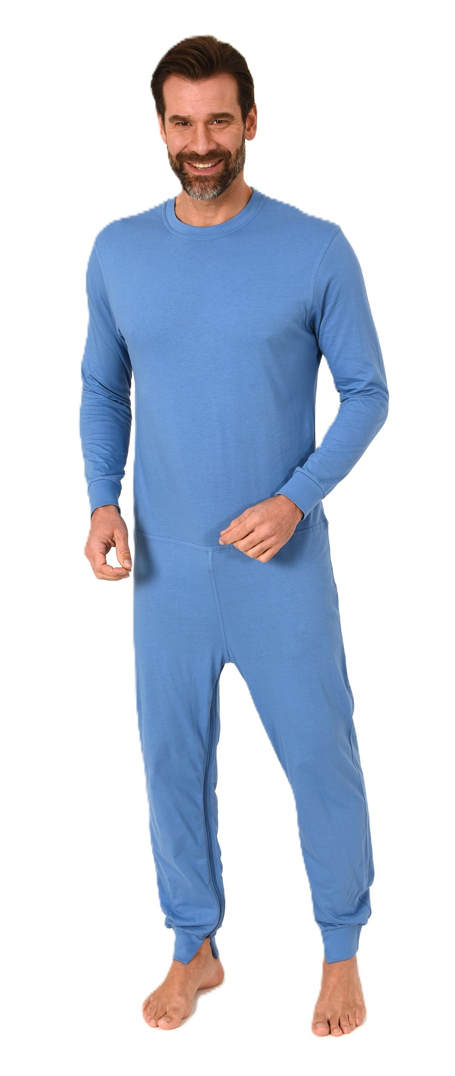 Normann Care Pyjama Herren Pflegeoverall langarm günstig online kaufen