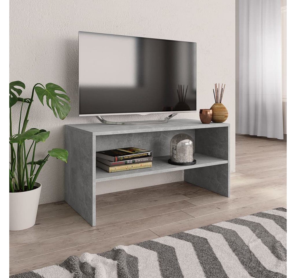 vidaXL TV-Schrank TV-Schrank Betongrau 80 x 40 x 40 cm Spanplatte Lowboard günstig online kaufen