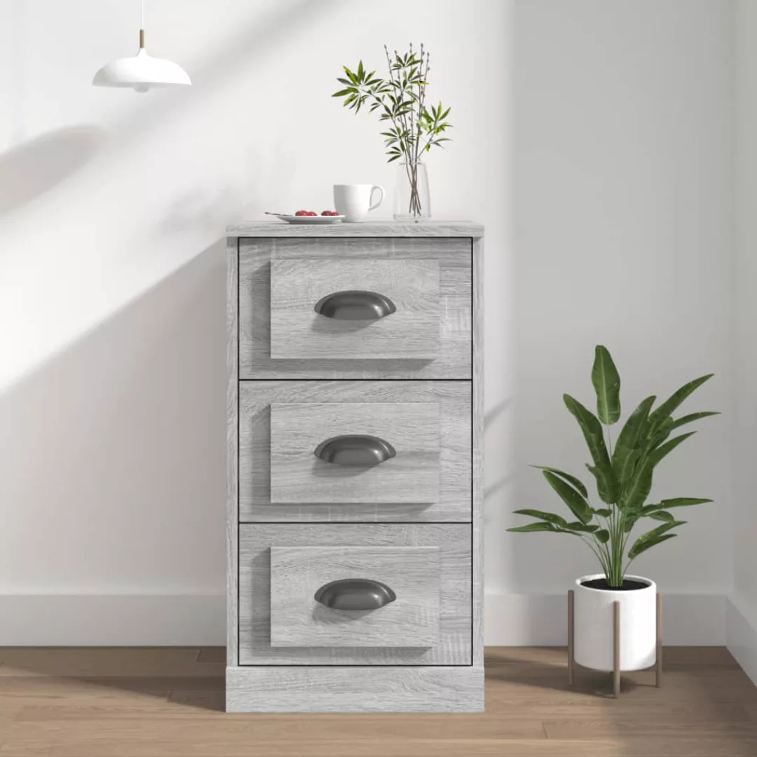 Vidaxl Sideboard Grau Sonoma 36x35,5x67,5 Cm Holzwerkstoff günstig online kaufen