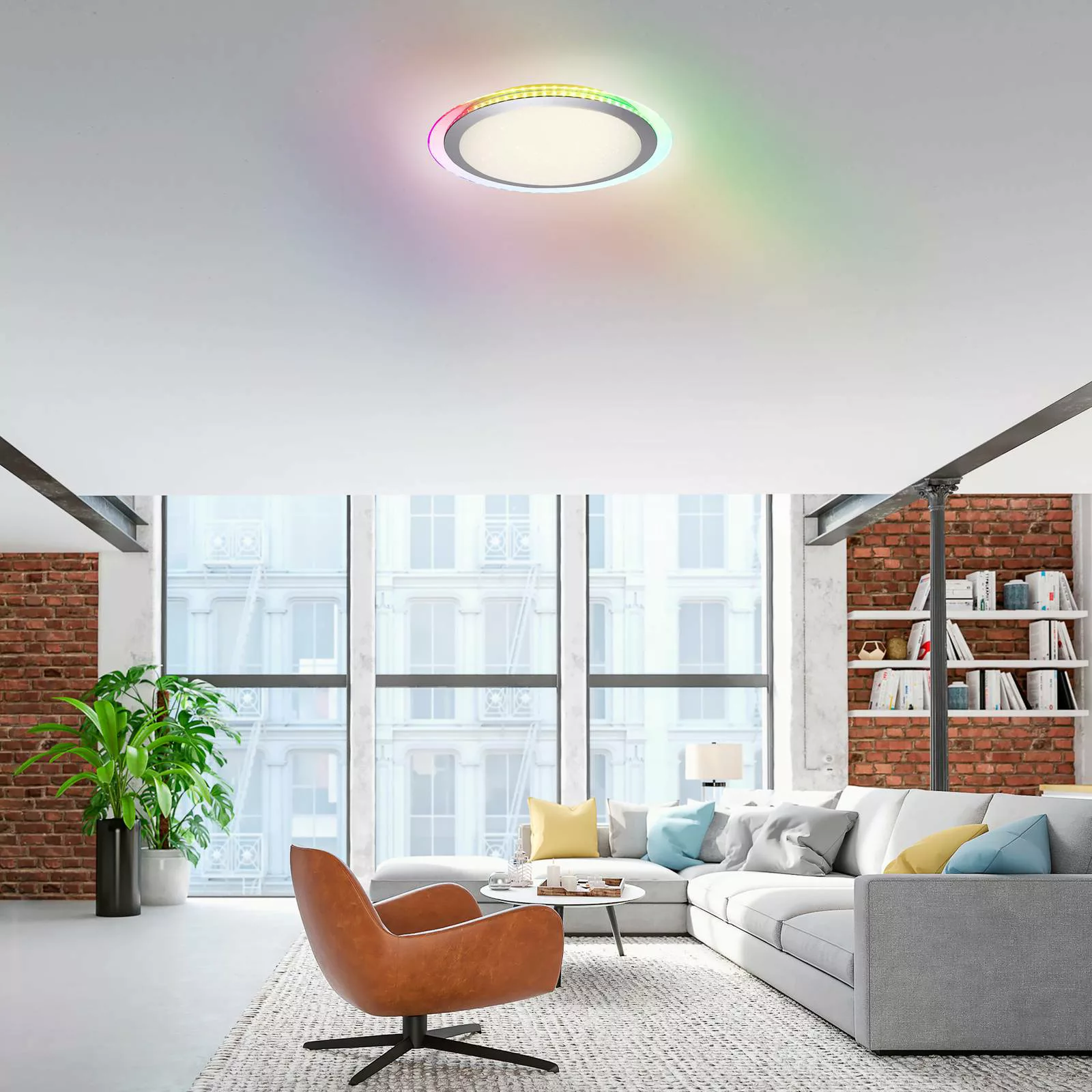 LED-Deckenleuchte Cyba Sterne CCT RGB-Sidelight günstig online kaufen