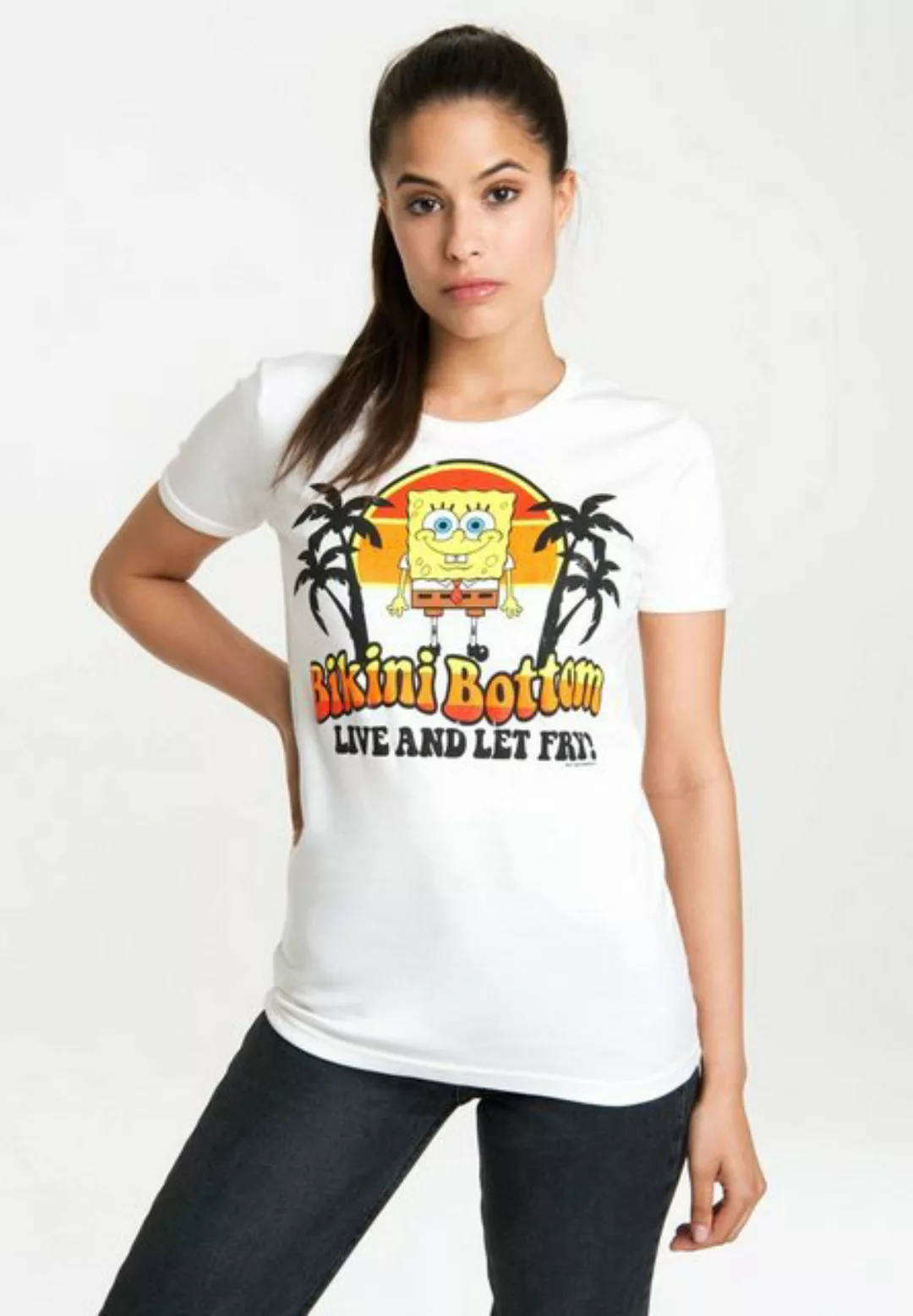 LOGOSHIRT T-Shirt "Spongebob – Bikini Bottom", mit lizenzierten Originaldes günstig online kaufen