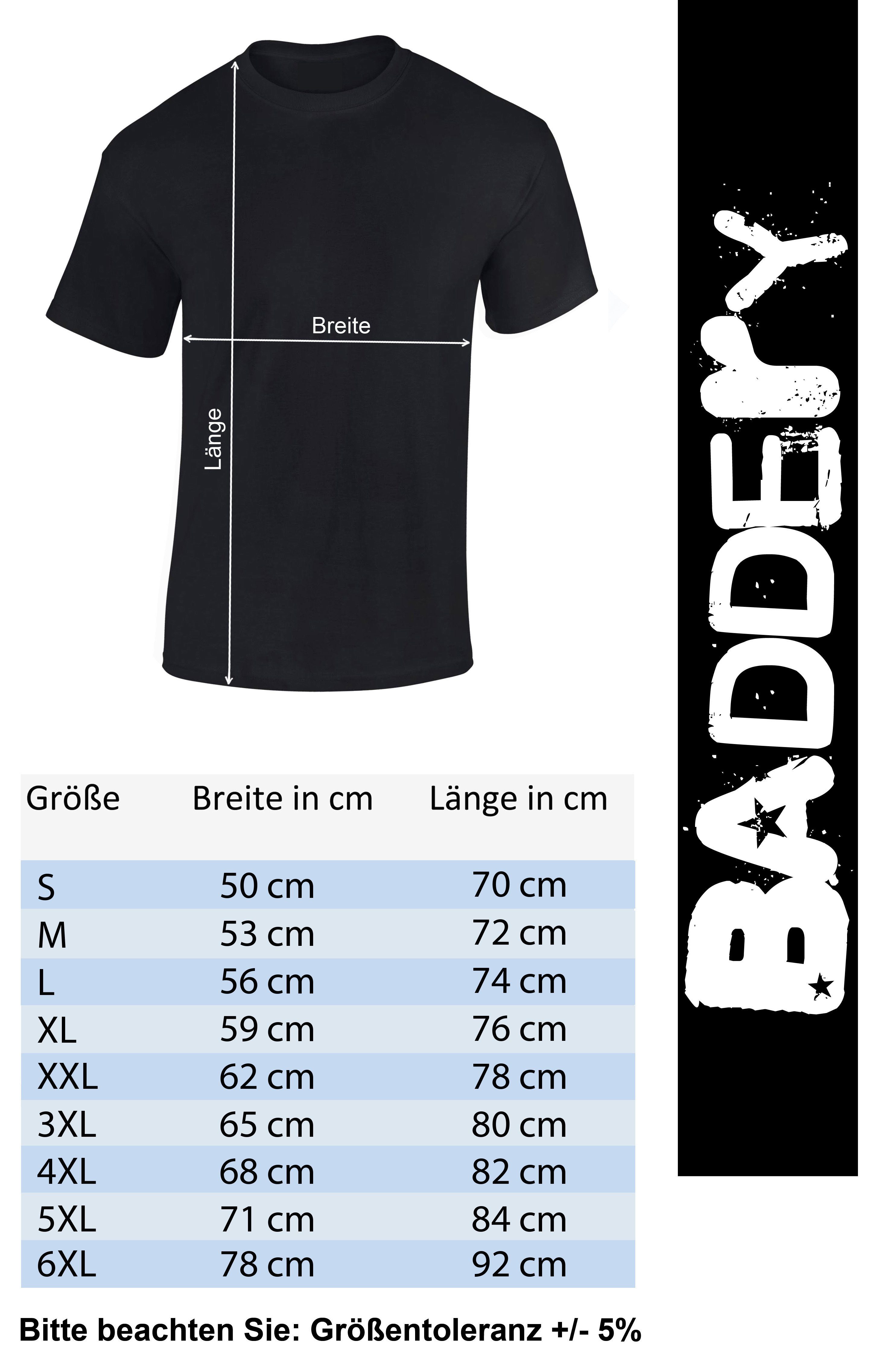 Baddery Print-Shirt Fahrrad T-Shirt: "Waldweg Heizer", günstig online kaufen