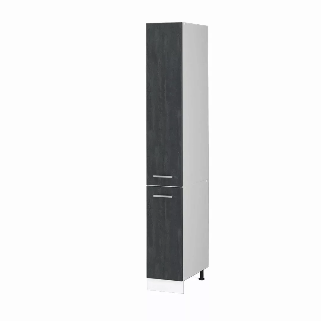Vicco Hochschrank R-Line, Schwarz Beton/Weiß, 30 günstig online kaufen